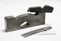 RARE J POPPING NY STEEL & ROSEWOOD SHOULDER RABBET PLANE - 1"
