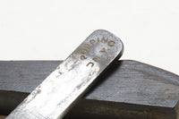 RARE J POPPING NY STEEL & ROSEWOOD SHOULDER RABBET PLANE - 1"