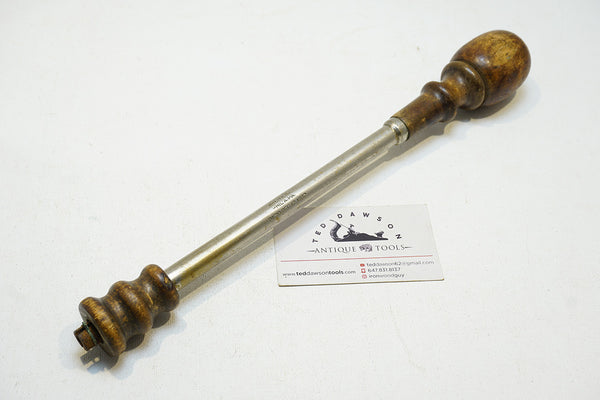 UNCOMMON FIRST MODEL A. H. REID SPIRAL SCREWDRIVER -1882 PATENT