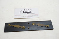 COULSELL LONDON 1915 EBONY & BRASS PARALLEL RULE - 6"