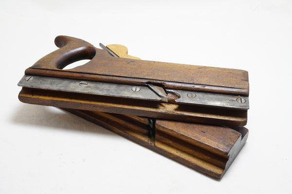 WORKING PAIR OF A & E BALDWIN HANDLED TONGUE & GROOVE PLANES - 7/8"