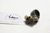 FINE EARLY BRASS & IRON ADJUSTABLE LEATHER LACE STRANDER / CUTTER