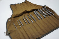 GREAT SET OF JENNINGS BITS IN CANVAS ROLL