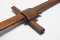STUNNING MAHOGANY PANEL GAUGE - 24"