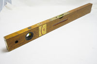EXTRA FINE RABONE NO. 77 BRASS TIPPED BRICKLAYER'S LEVEL - 24"