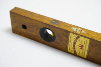 EXTRA FINE RABONE NO. 77 BRASS TIPPED BRICKLAYER'S LEVEL - 24"