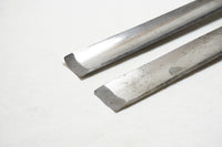 MINTY PAIR OF 1" STRAIGHT PAIRING GOUGES - MARPLES, SORBY