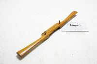 LOVELY I. SORBY BEECH SPOKESHAVE WITH BRASS PLATE - 2"
