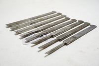 COMPLETE SET OF A. HILDICK DIAMIC PLOW PLANE IRONS