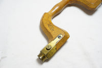 EARLY WM PRESTON PENTONVILLE BUTTON PAD BRACE - LIGNUM VITAE HEAD