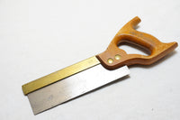 FINE SPEAR & JACKSON NO. 52A BRASS BACK DOVETAIL SAW - 8" 21 TPI