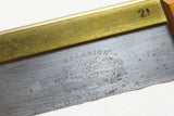 FINE SPEAR & JACKSON NO. 52A BRASS BACK DOVETAIL SAW - 8" 21 TPI