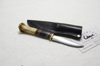 EXCEPTIONAL WILLIAM 'BILL' SCAGEL SMALL HUNTER WITH ORIGINAL SCAGEL SHEATH