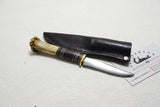 EXCEPTIONAL WILLIAM 'BILL' SCAGEL SMALL HUNTER WITH ORIGINAL SCAGEL SHEATH