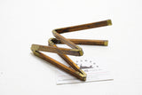 RARE STANLEY NO. 58 BOXWOOD & BRASS FOLDING RULE - 2 FT 6 FOLD