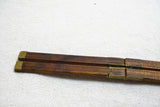 RARE STANLEY NO. 58 BOXWOOD & BRASS FOLDING RULE - 2 FT 6 FOLD