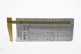 OUTSTANDING OVERSIZED "AMERICAN MANUFACTURING" ROPE MEASURE CALIPER RULE