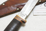 EXCELLENT ANTIQUE 'SABRE 100 - 5' HUNTING KNIFE + ORIGINAL SHEATH