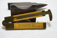 FINE EARLY STANLEY NO. 36 CALIPER RULE - 6IN 2 FOLD