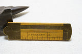 FINE EARLY STANLEY NO. 36 CALIPER RULE - 6IN 2 FOLD