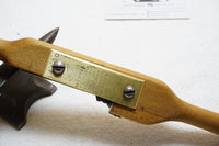 LOVELY CRAFTSMAN MADE SCRATCH BEADER - PATENT BRASS PLATE