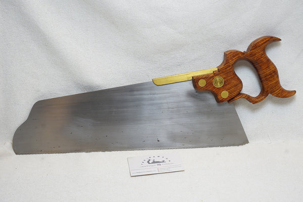 GORGEOUS WENZLOFF & SONS HALF BACK SAW