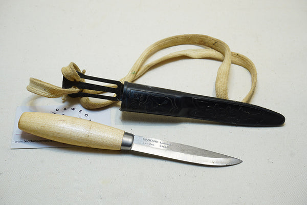 HIGH QUALITY SWEDISH SANDVIK LAMINATED STEEL CARVING KNIFE - 3 7/8"