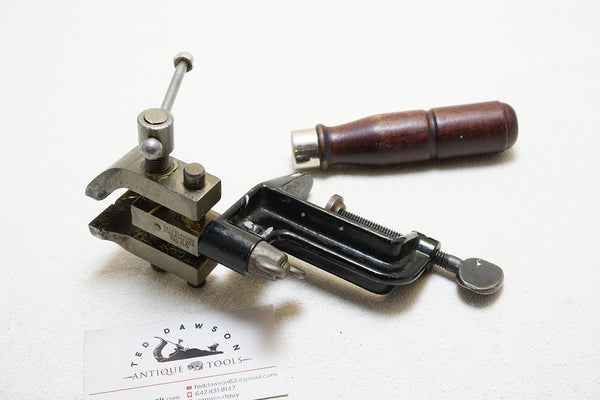 BEAUTY COMPLETE STARRETT NO. 86 MACHINIST HAND VISE - 1923 PATENT