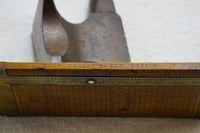 EARLY THOMAS CROSBY & SON ROPEMONGERS' CORDAGE / ROPE CALIPER RULE