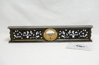 FINE 12" LL DAVIS 1867 FILAGREE INCLINOMETER LEVEL - GOLD TRIM