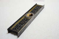 FINE 12" LL DAVIS 1867 FILAGREE INCLINOMETER LEVEL - GOLD TRIM