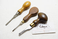 FINE LOT OF EARLY PALM HANDLE SCREWDRIVERS