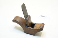 EARLY DUTCH-STYLE COACHMAKERS CURVED BOTTOM PLANE / SCRAPER