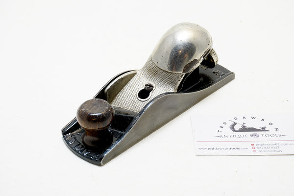 FINE EARLY TYPE 2 STANLEY NO. 140 SKEW BLADE RABBET BLOCK PLANE