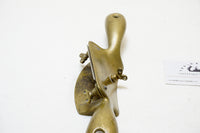STUNNING & UNIQUE BRONZE SKEW BLADE CABINET SCRAPER PLANE