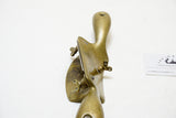 STUNNING & UNIQUE BRONZE SKEW BLADE CABINET SCRAPER PLANE