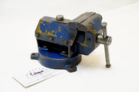 GREAT SMALL SWIVEL VISE WITH ORIGINAL LABEL - DYNAMIC REAR JAW & ANVIL