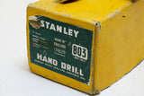 MIB STANLEY NO. 803 DOUBLE GEAR HAND DRILL
