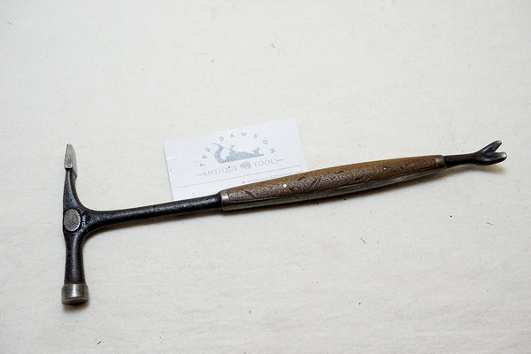 EARLY 1863 PATENT STANLEY NO 4 "IMPROVED TACK HAMMER"