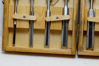 MINTY SET OF 8 BEAVER CHISELS IOB - ESKILSTUNA - EA BERG