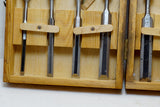 MINTY SET OF 8 BEAVER CHISELS IOB - ESKILSTUNA - EA BERG