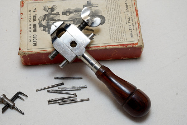 MIB MILLERS FALLS ALFORD NO. 1 MACHINIST HAND VISE SET