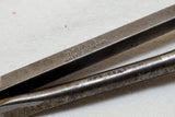 2 FINE SQUARE SHANK TURNSCREWS (IRWIN PERFECT) PLUS AWL