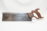 FINE DISSTON NO. 4 HEAVY BACK SAW - 12 TPI