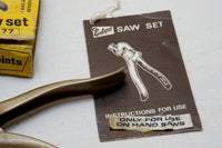MIB ECLIPSE NO. 77 SAW SET - LIKE STANLEY 42X - HANG TAG AND BOOKLET
