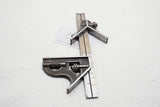EXCELLENT STARRETT 9" 3 PCE MACHINIST COMBINATION SQUARE