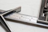 EXCELLENT STARRETT 9" 3 PCE MACHINIST COMBINATION SQUARE