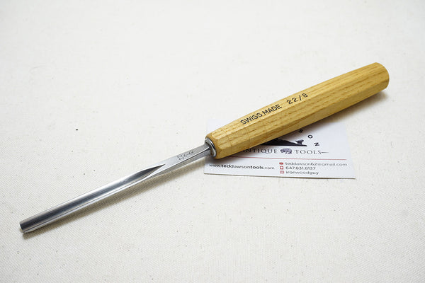 FINE PFEIL NO. 22 SWEEP WING PARTING V CHISEL - 8MM