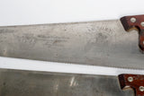 MINTY PAIR OF DISSTON D-15 VICTORY CROSSCUT SAWS - 8-11 TPI