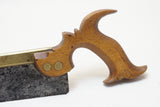 VERY EARLY MITCHELL & CO SPLIT NUT DOVETAIL SAW - CA 1830